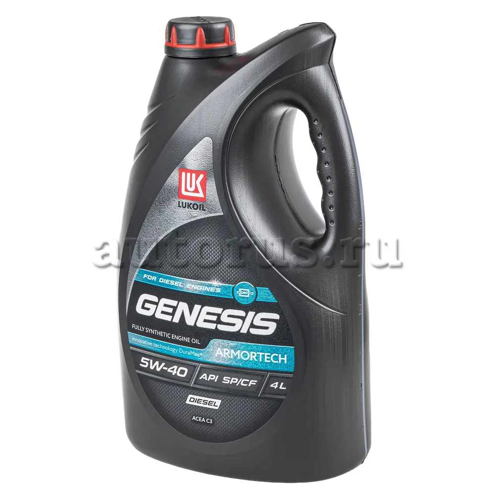 LUKOIL 2202054 Масло моторное синтетика LUKOIL GENESIS ARMORTECH DIESEL 5W-40 4 л.