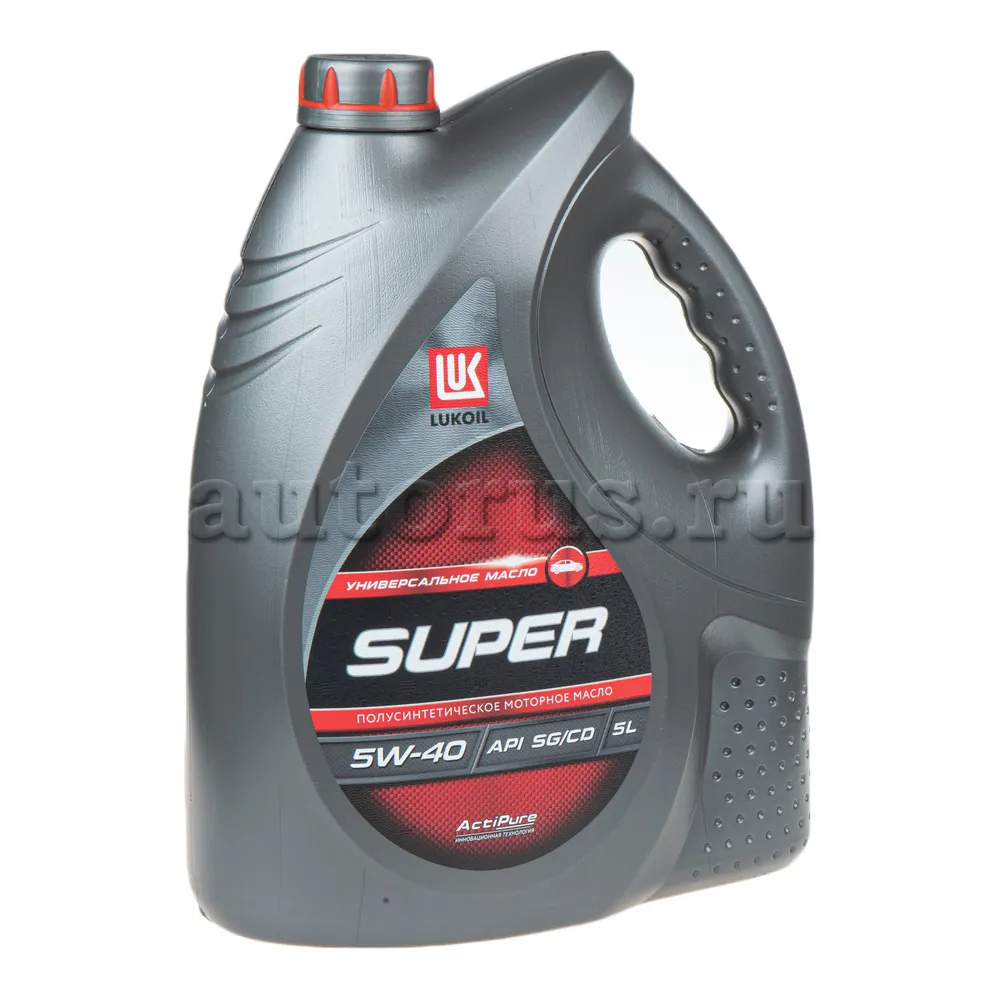 LUKOIL 3472601 Масло моторное Супер SG/CD 5W-40 полусинтетическое 5 л
