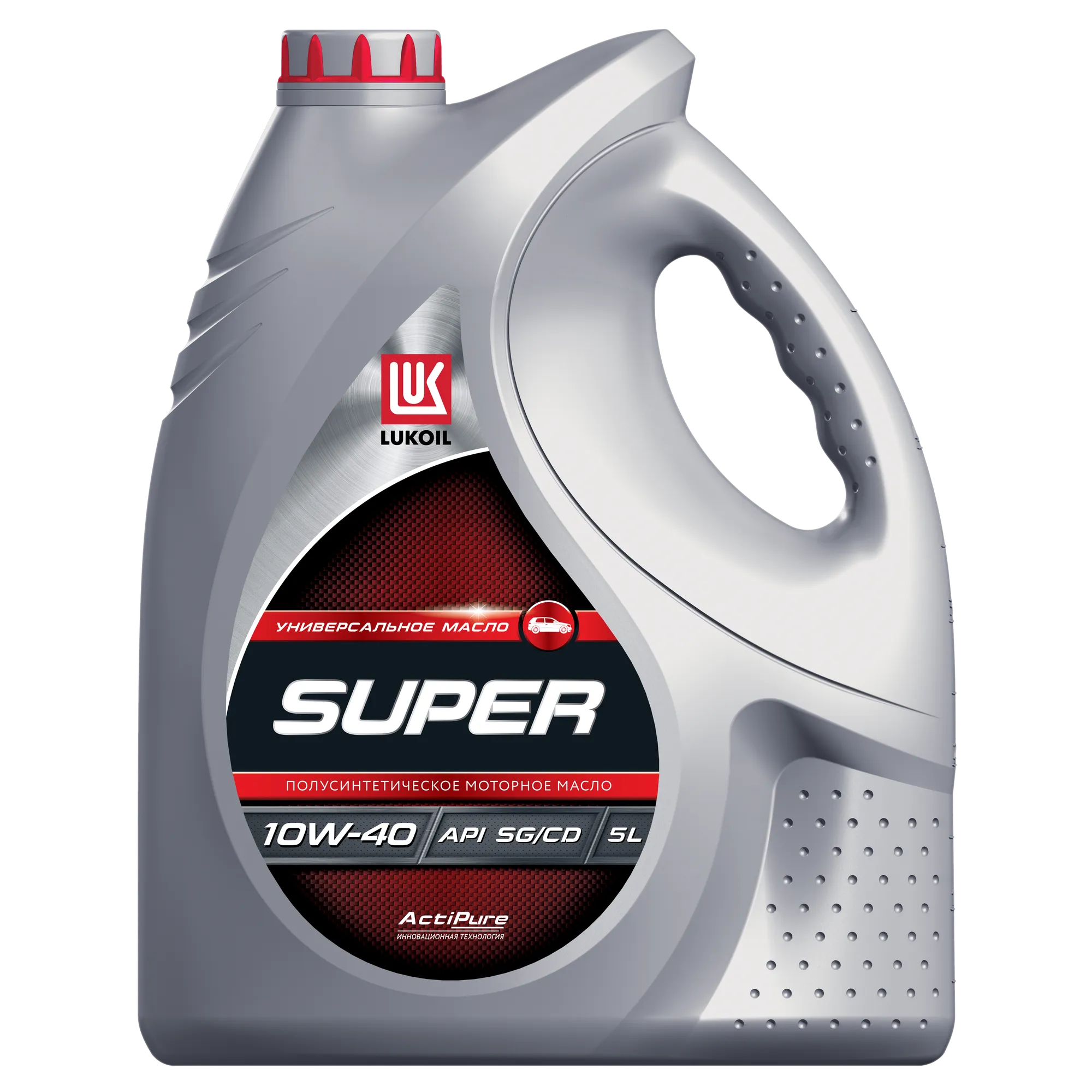 LUKOIL 19193 Масло моторное полусинтетика LUKOIL SUPERSEMI-SYNTHETIC 10W-40 5 л.