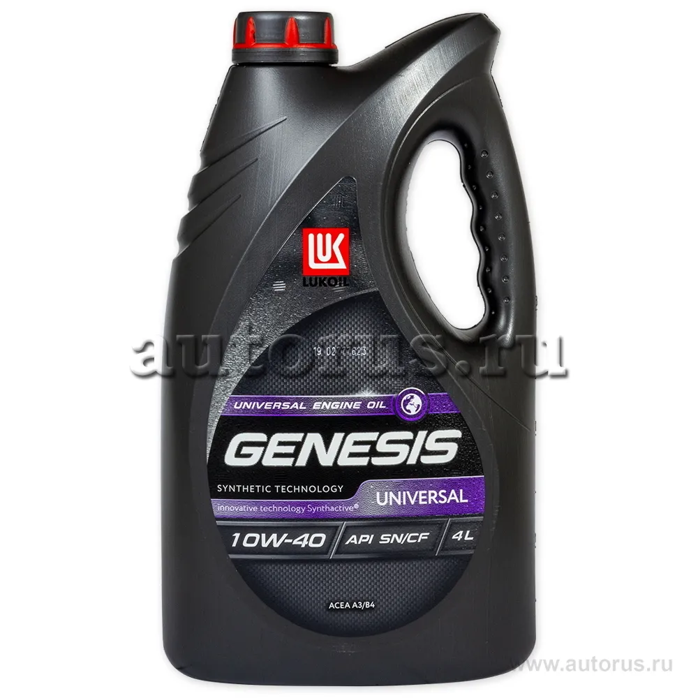 LUKOIL 3148646 Масло моторное полусинтетика LUKOIL GENESIS UNIVERSAL 10W-40 4 л.