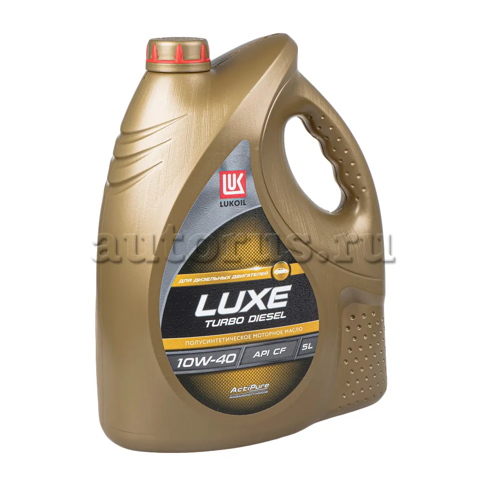 LUKOIL 3708168 Масло моторное полусинтетика LUKOIL LUXE TURBO DIESEL 10W-40 5 л.