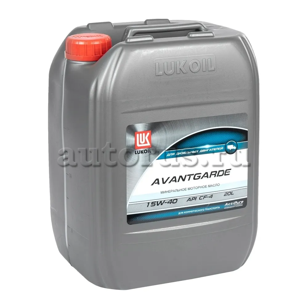 LUKOIL 3629005 Масло моторное минеральное LUKOIL AVANTGARDE CF-4/SG 15W-40 20 л.