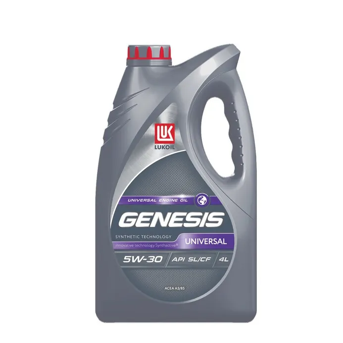 LUKOIL 3148621 Масло моторное полусинтетика LUKOIL GENESIS UNIVERSAL 5W-30 4 л.