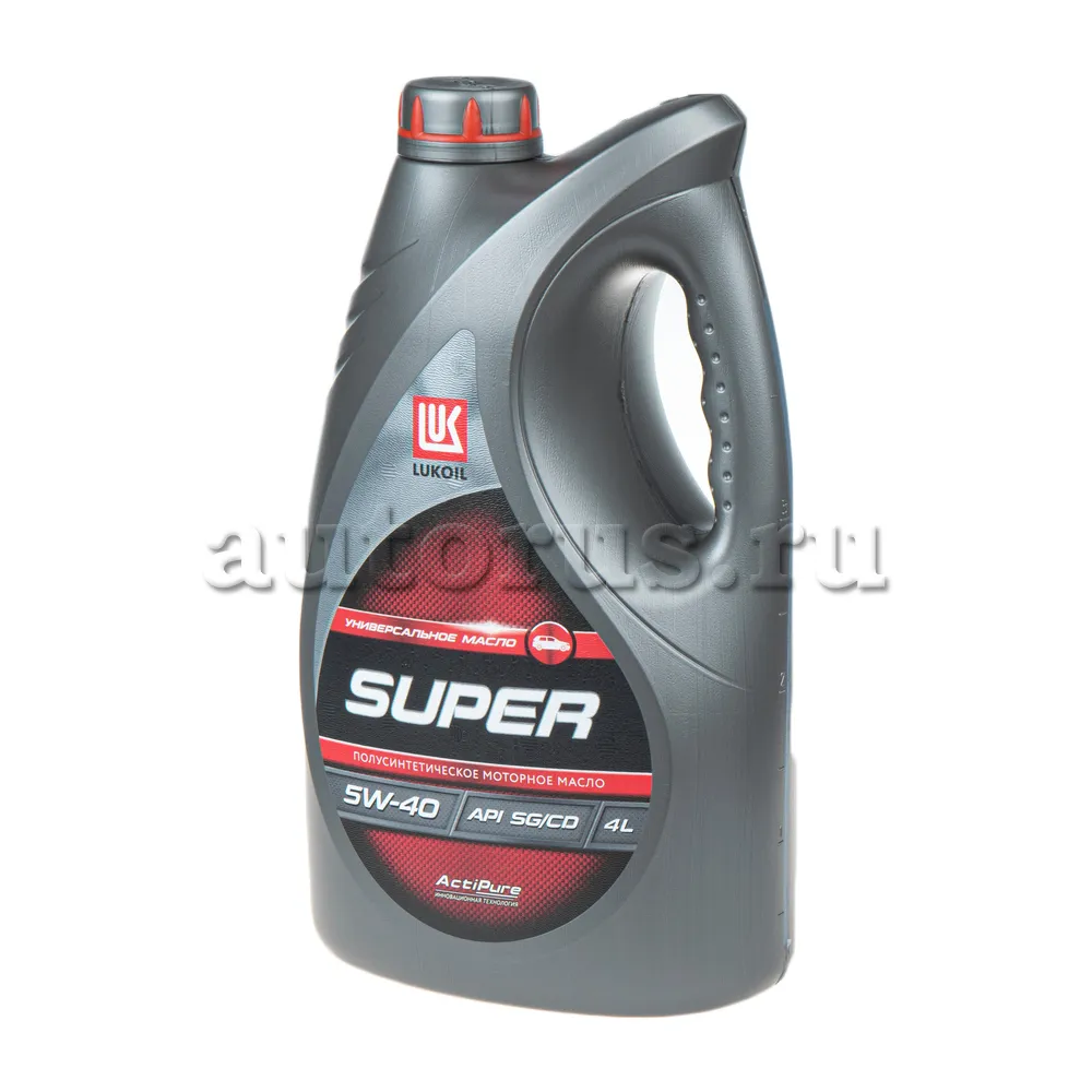 LUKOIL 3471800 Масло моторное полусинтетика LUKOIL SUPERSEMI-SYNTHETIC 5W-40 4 л.
