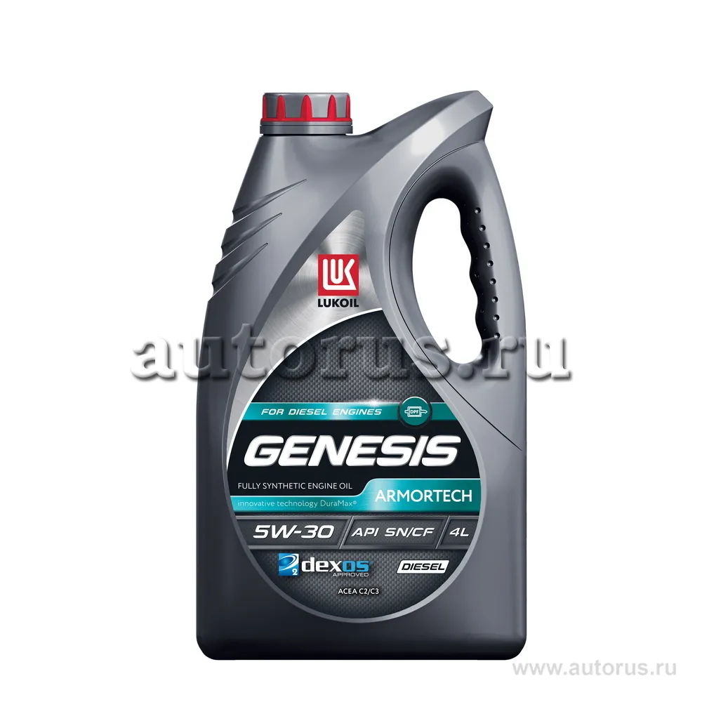 LUKOIL 3149855 Масло моторное синтетика LUKOIL GENESIS ARMORTECH DIESEL 5W-30 4 л.