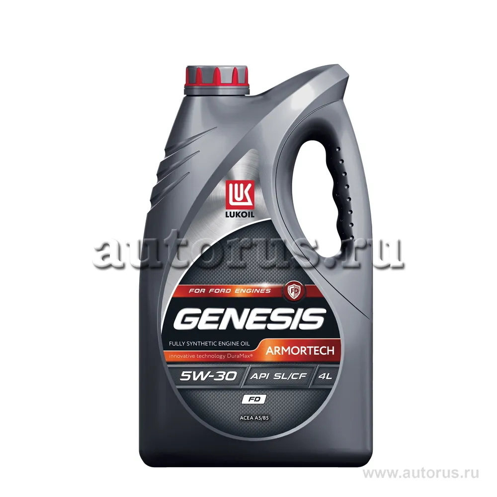 LUKOIL 3149878 Масло моторное синтетика LUKOIL GENESIS ARMORTECH FD 5W-30 4 л.