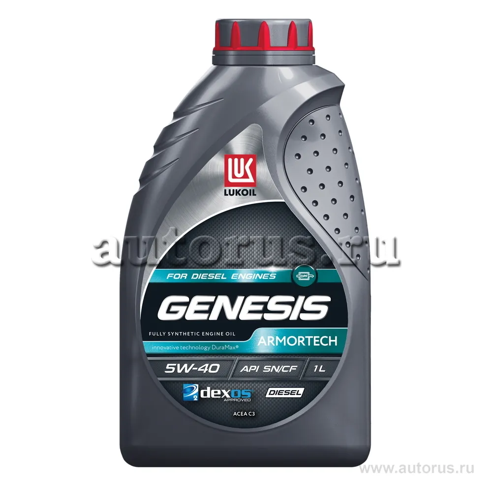 LUKOIL 3150233 Масло моторное синтетика LUKOIL GENESIS ARMORTECH DIESEL 5W-40 1 л.