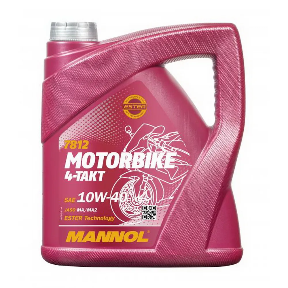 MANNOL MN78124 Масло моторное MANNOL 7812 MOTORBIKE 4-TAKT 4L
