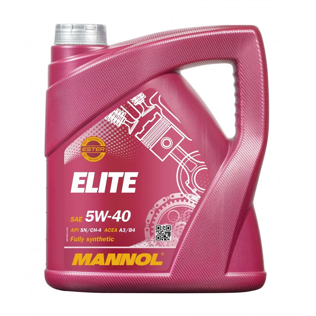MANNOL 1006 Масло моторное синтетика MANNOL Elite 5W-40 4 л.