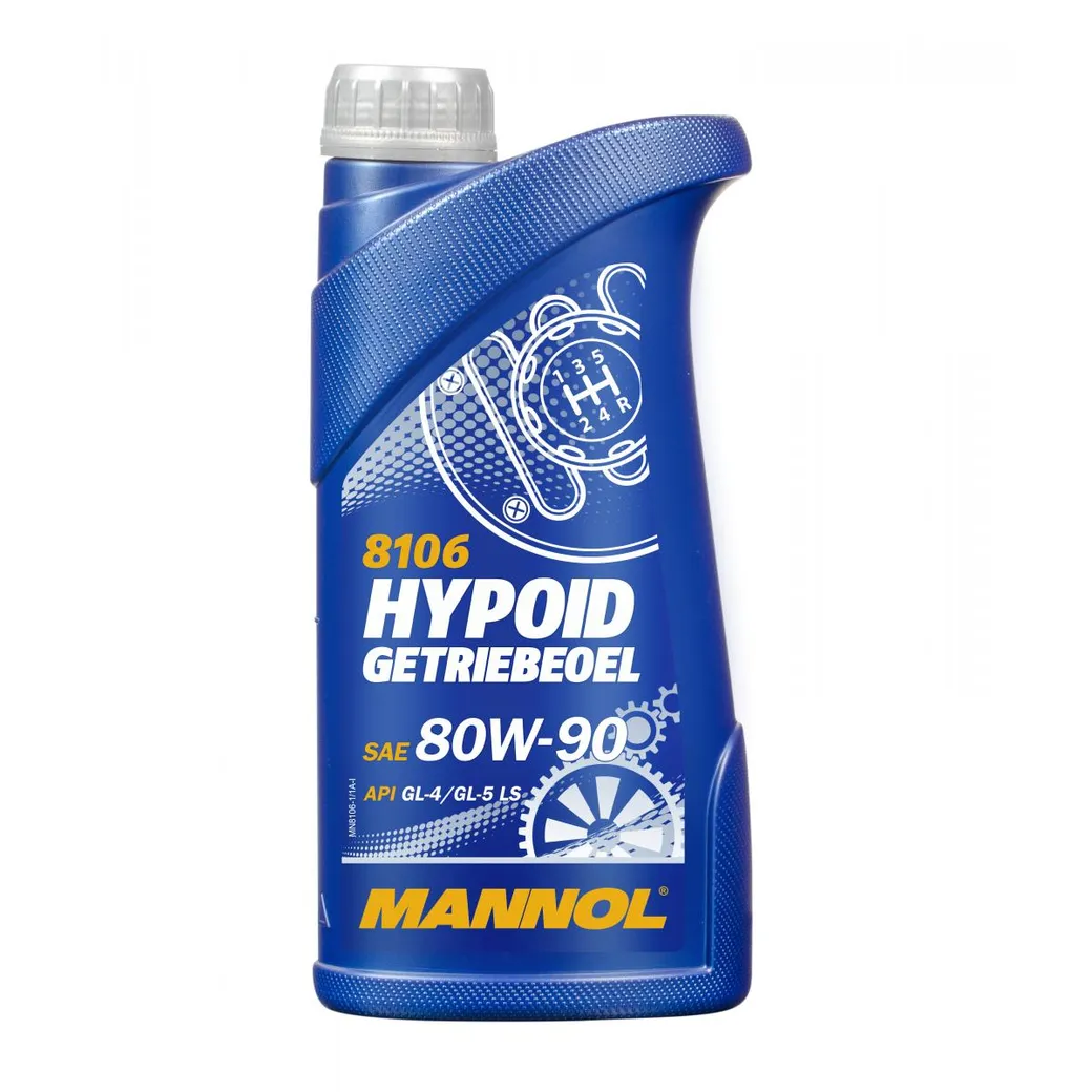 MANNOL 1308 Масло МКПП, дифференциал, мост минеральное, 80W-90 GL-4/GL-5 LS 1 л.