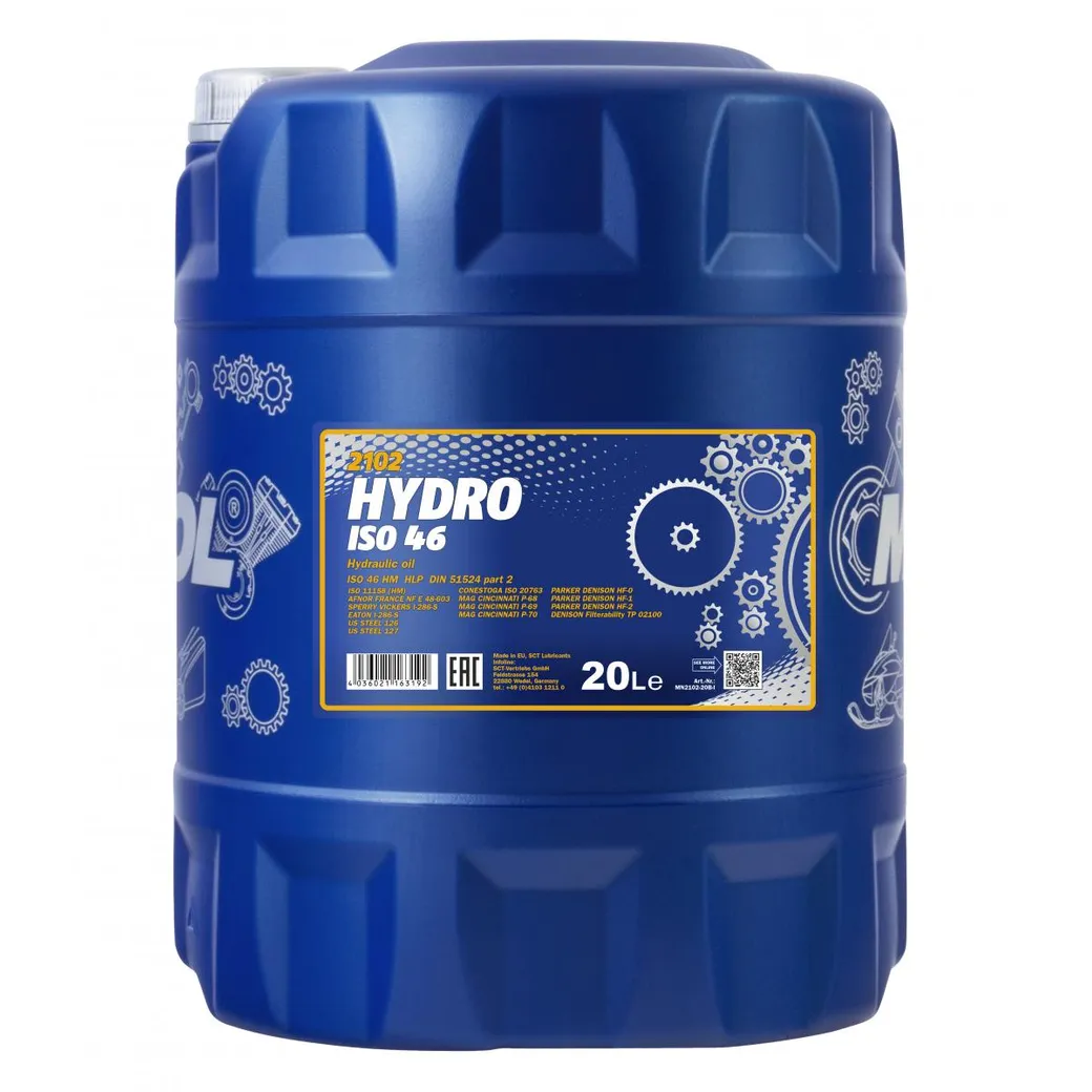 MANNOL 1928 Масло гидравлическое Mannol Hydro ISO 46 20 л