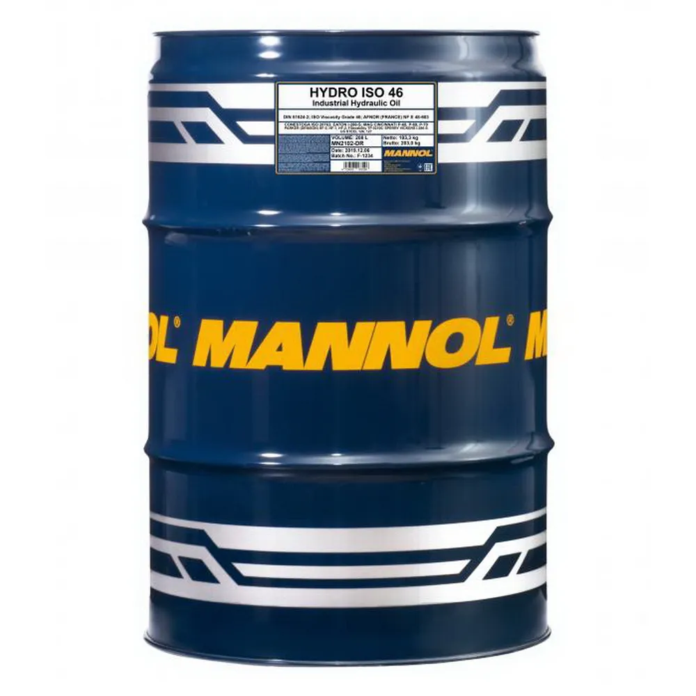 MANNOL MN2102DR Масло гидравлическое Mannol Hydro ISO 46 208 л.