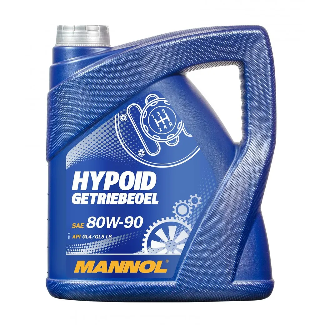 MANNOL 1354 Масло МКПП, дифференциал, мост минеральное, 80W-90 GL-4/GL-5 LS 4 л.
