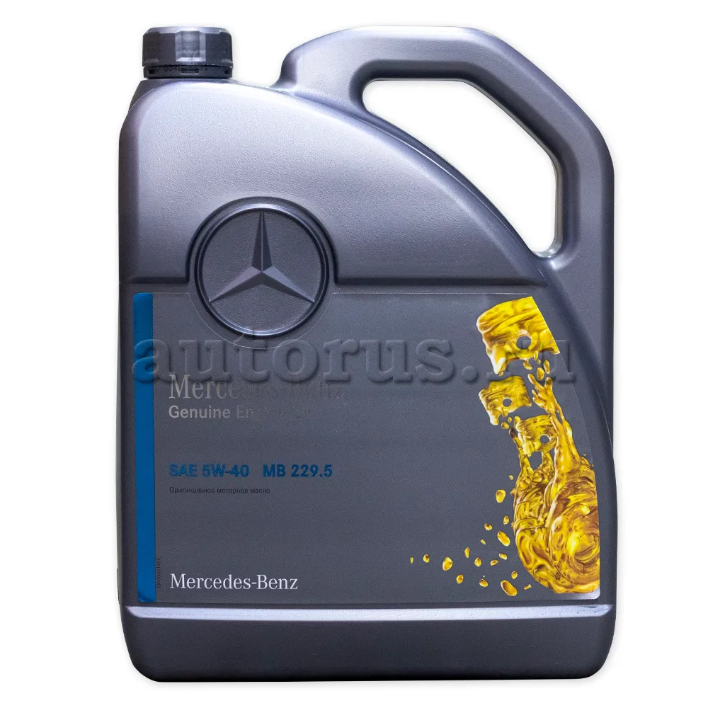 MERCEDES-BENZ A000989210713FAER Масло моторное синтетика MERCEDES-BENZ Genuine MB 229.5 5W-40 5 л.