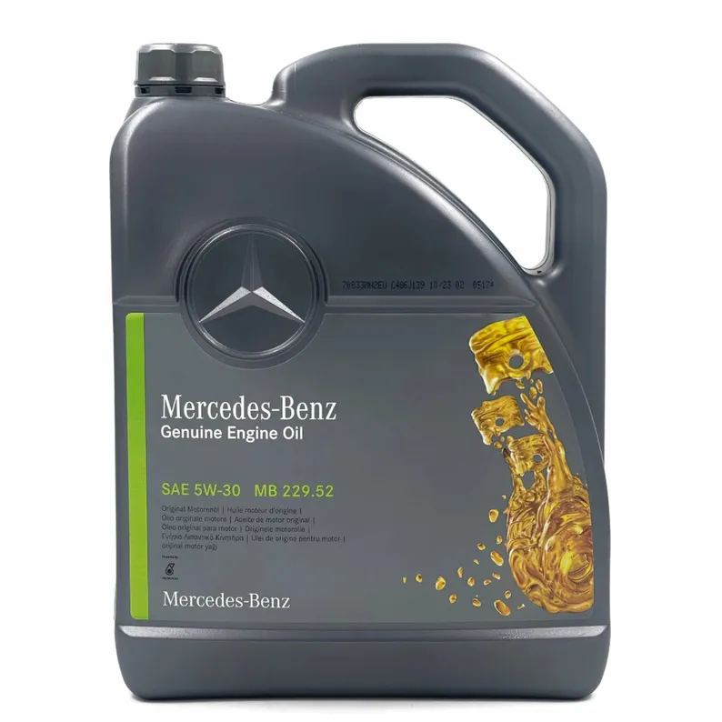 MERCEDES-BENZ A000989330913ABDW Масло моторное синтетика MERCEDES-BENZ Genuine MB 229.52 5W-30 5 л.