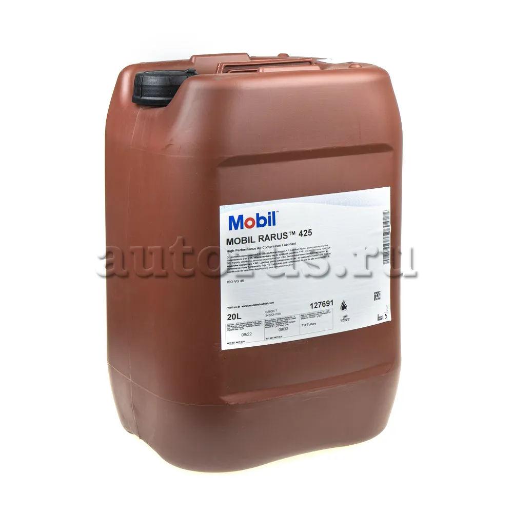 Mobil 127691 Масло компрессорное минеральное Rarus 425 20л.
