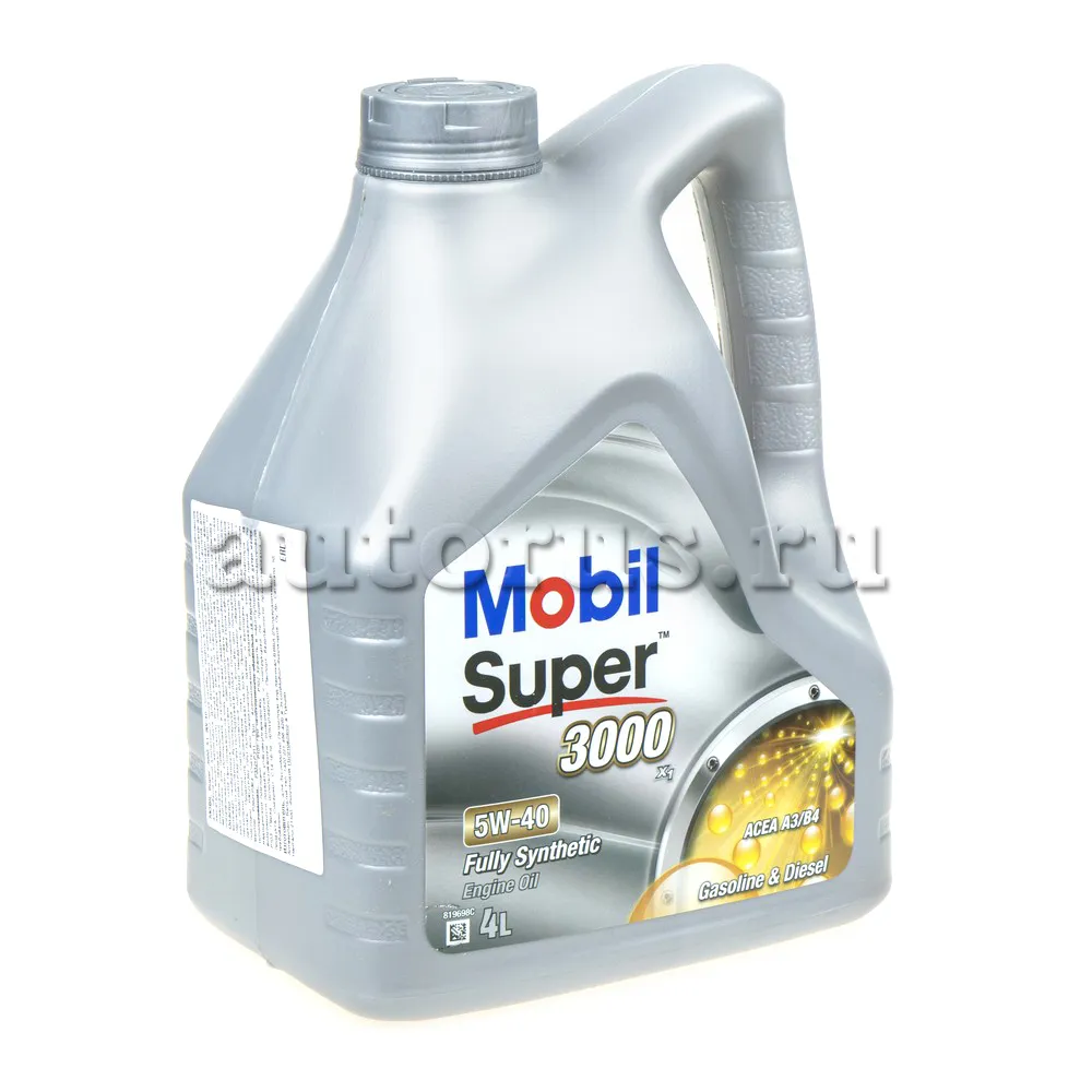 Mobil 150546 Масло моторное синтетика Mobil Super 3000 X1 5W-40 4 л.