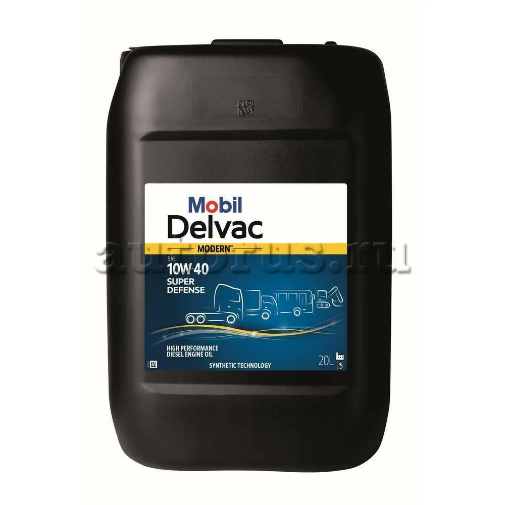 Mobil 157060 Масло моторное синтетика Mobil Delvac Modern Super Defense 10W-40 20 л.
