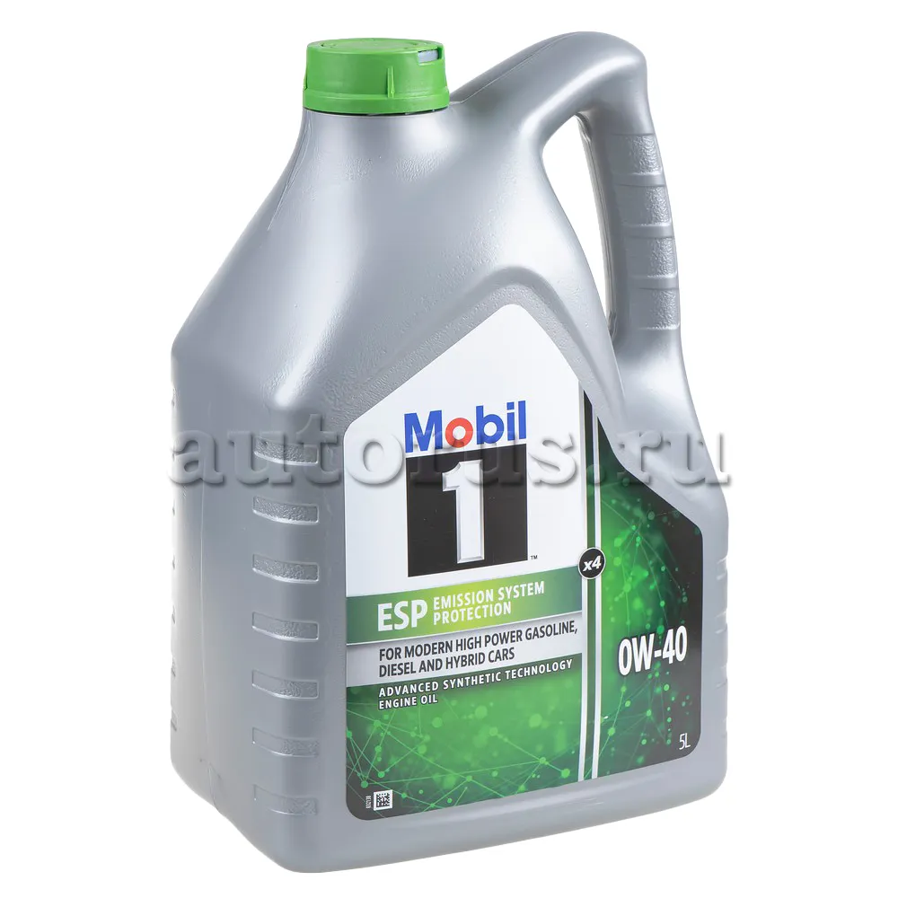 Mobil 157814 Масло моторное синтетика Mobil 1 ESP x4 0W-40 5 л.