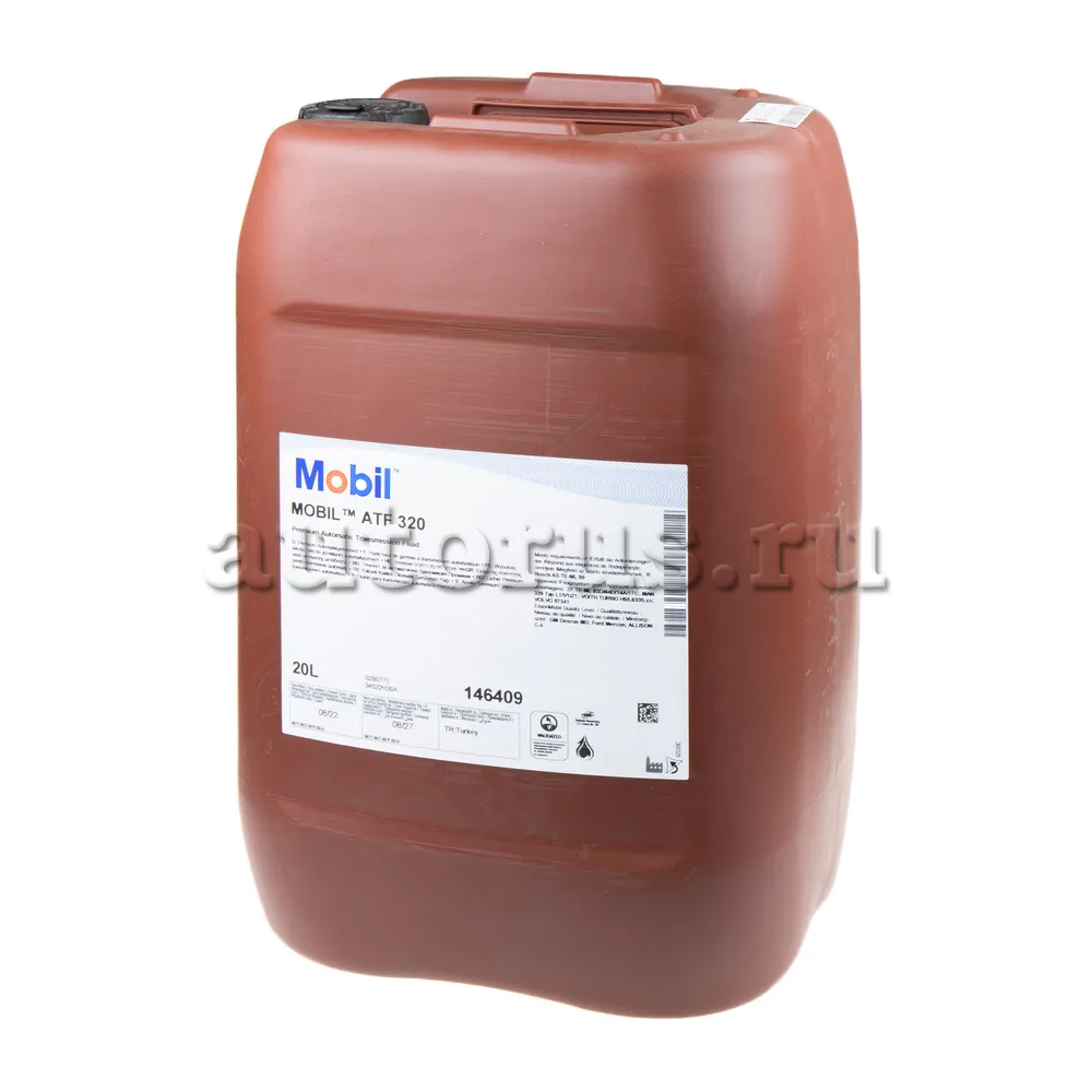 Mobil 146409 Масло АКПП, ГУР полусинтетика, 20л.
