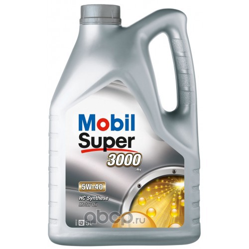 Mobil 150565 Масло моторное синтетика Mobil Super 3000 X1 5W-40 5 л.