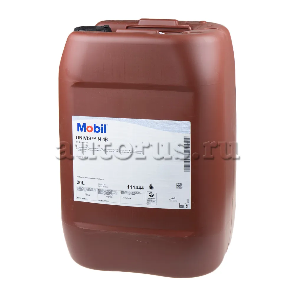 Mobil 111444 Масло Mobil Univis N 46 инд.мин. (20л)