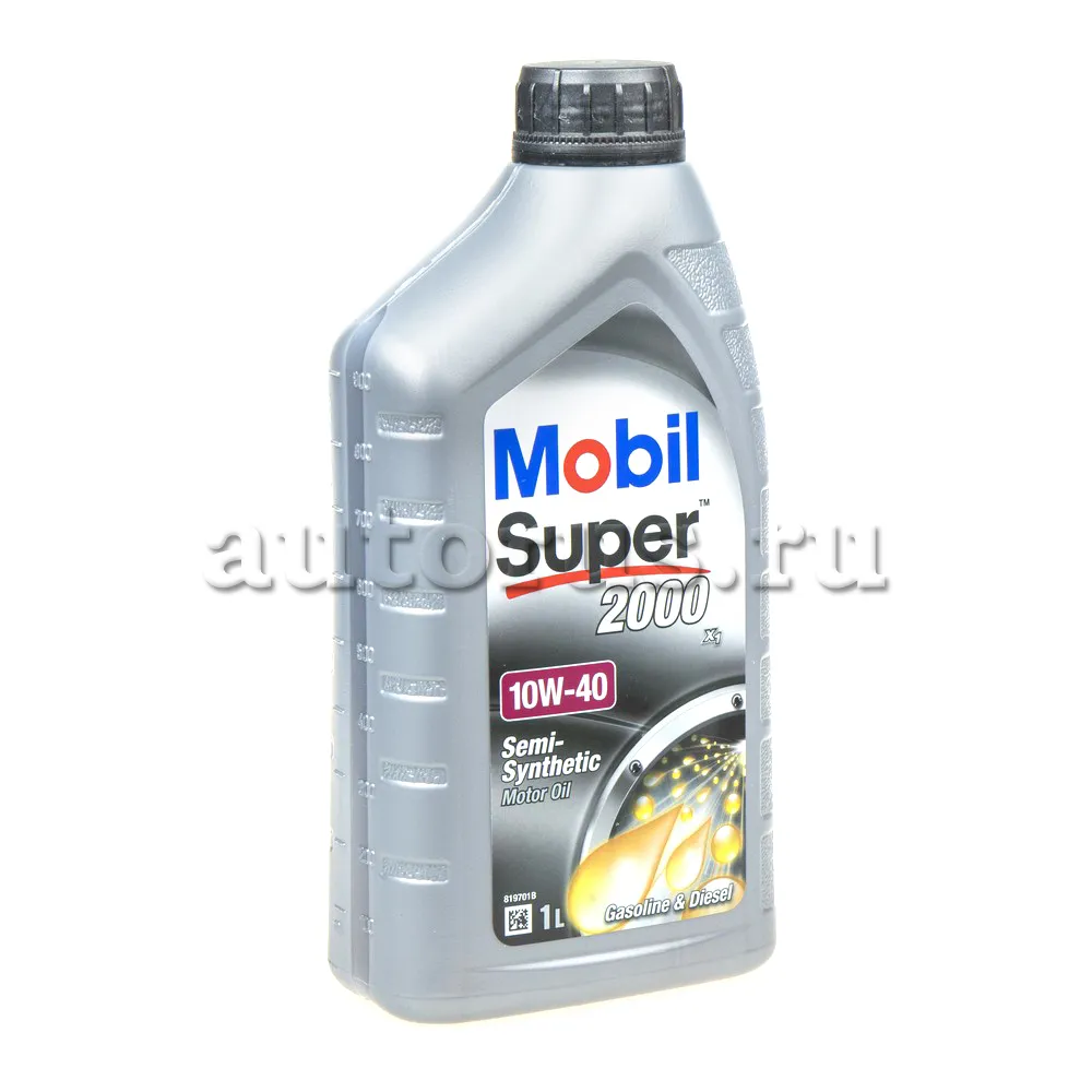 Mobil 150549 Масло моторное полусинтетика Mobil Super 2000 X1 10W-40 1 л.