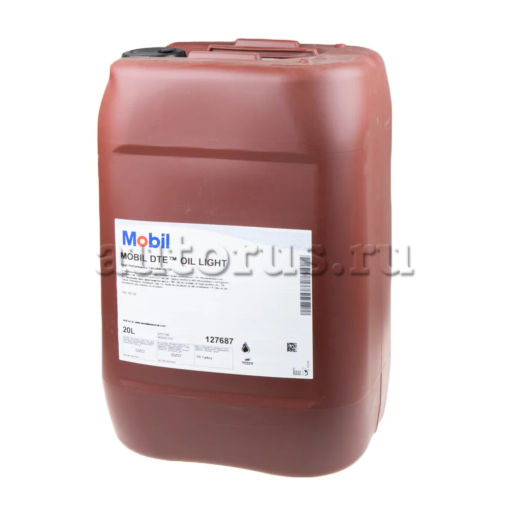 Mobil 127687 DTE Oil Light, Масло циркуляционное (турбинное)