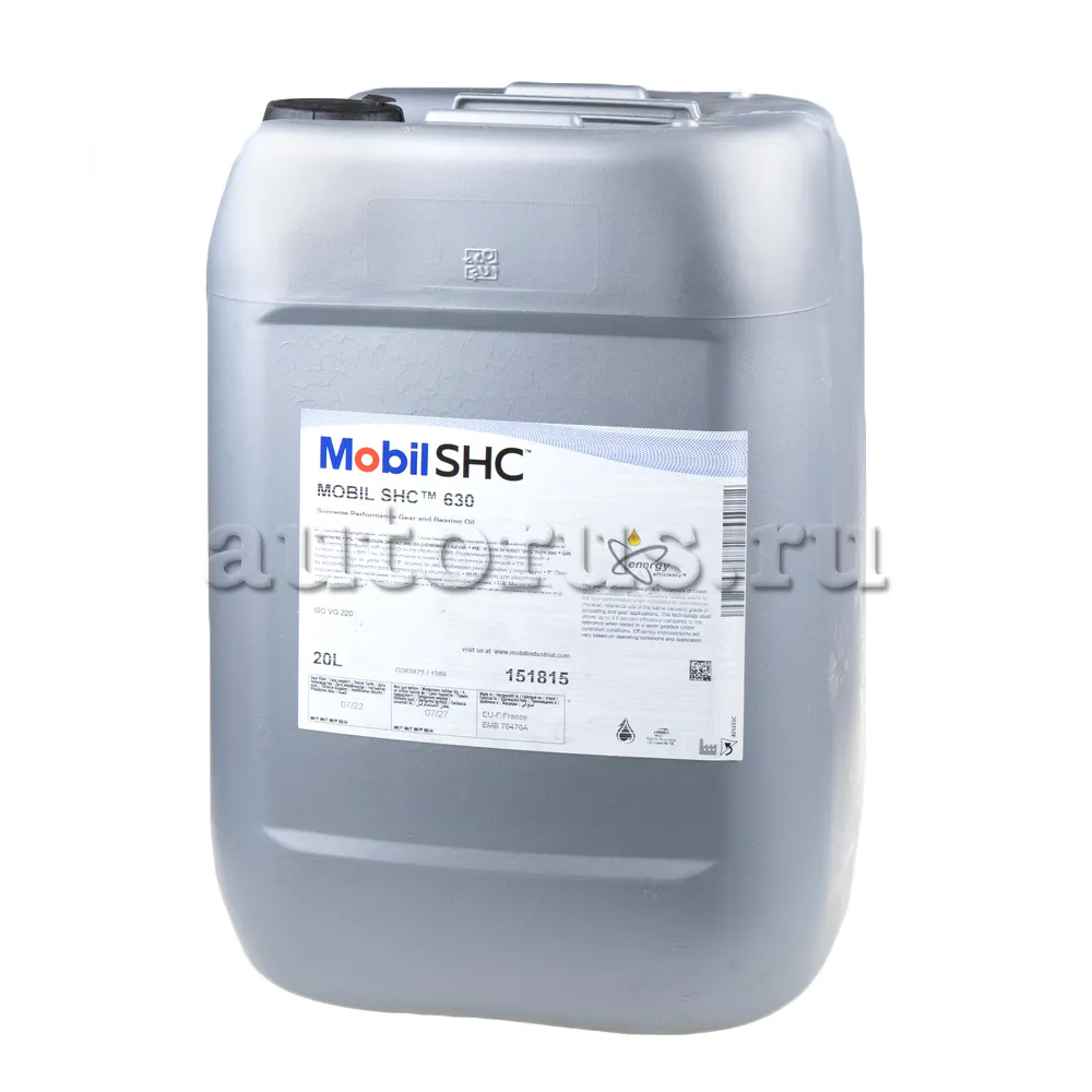 Mobil 151815 SHC 630, Масло для редукторов и подшипников