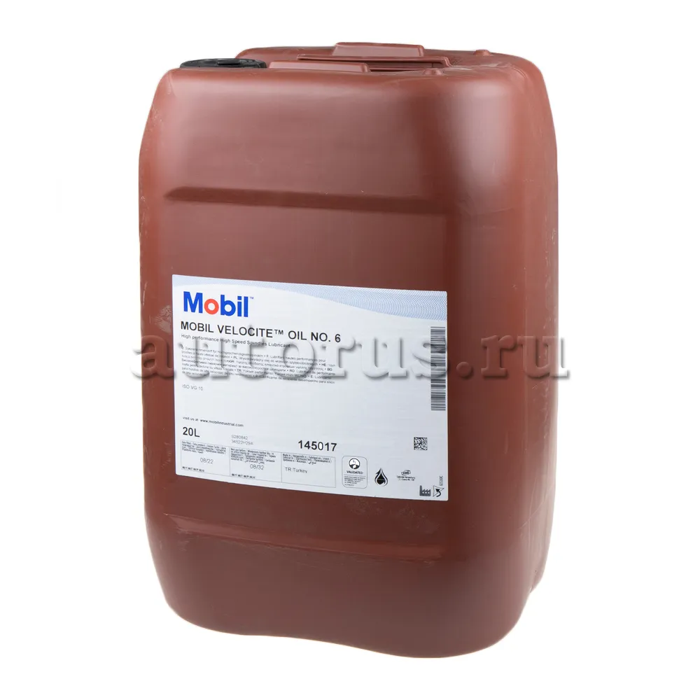 Mobil 145017 Velocite NO 6, Масла для смазывания шпинделей и применения в гидравлических системах