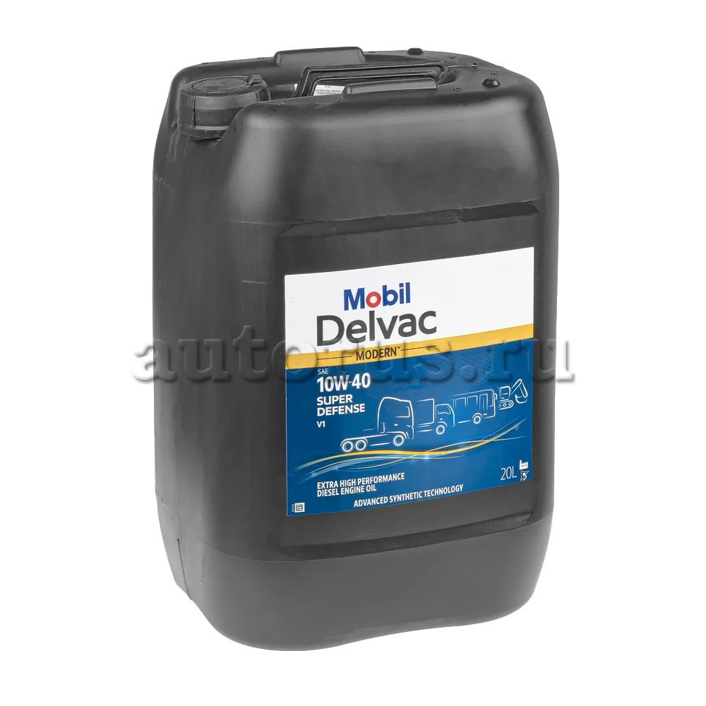 Mobil 157342 Масло моторное синтетика Mobil Delvac Modern Super Defense V1 10W-40 20 л.