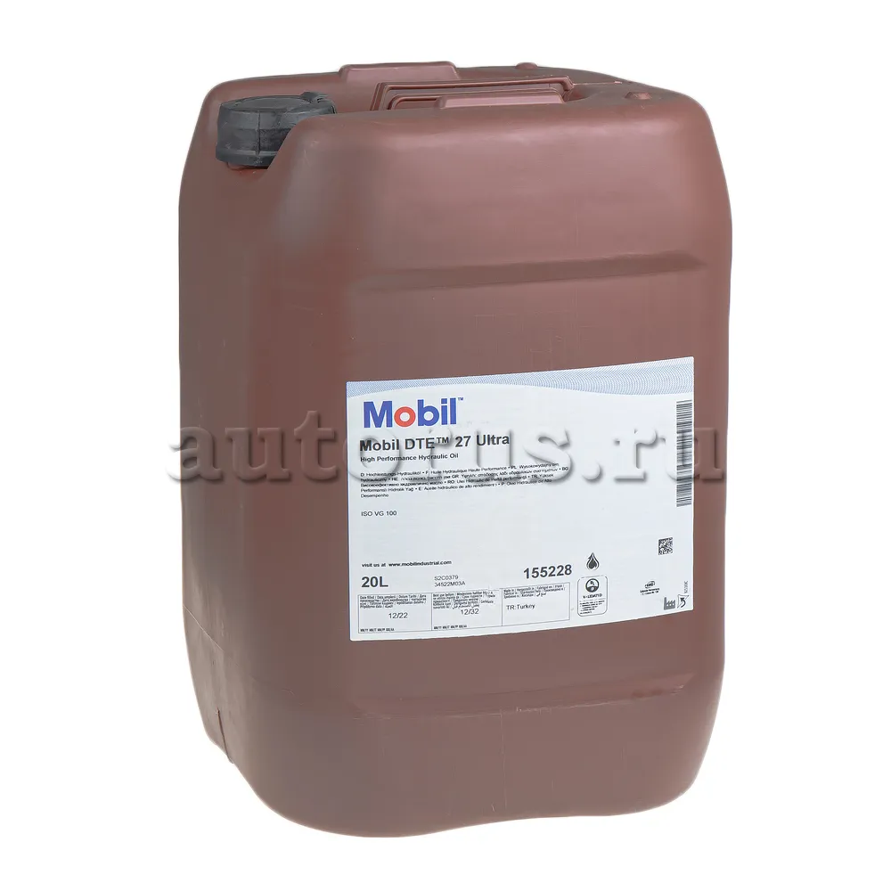 Mobil 155228 Масло гидравлическое DTE 27 20 л.