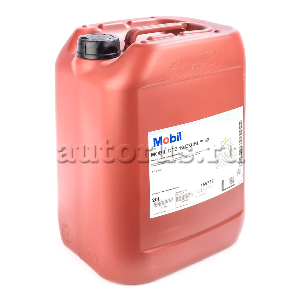 Mobil 155732 Масло гидравлическое Mobil DTE 10 Excel 32 20 л