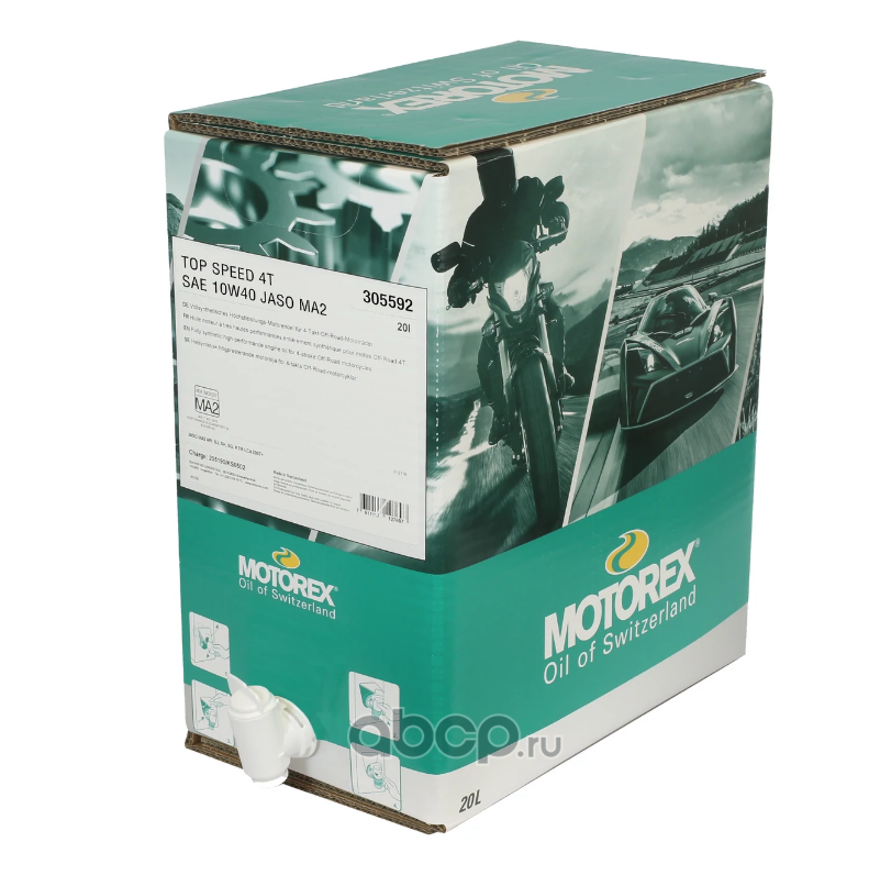 Motorex 305592 Масло моторное синтетика 10W-40 20 л.
