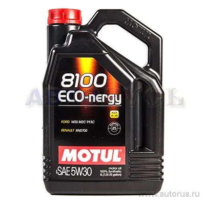 MOTUL 104257 Масло моторное синтетика MOTUL 8100 Eco-nergy 5W-30 4 л.