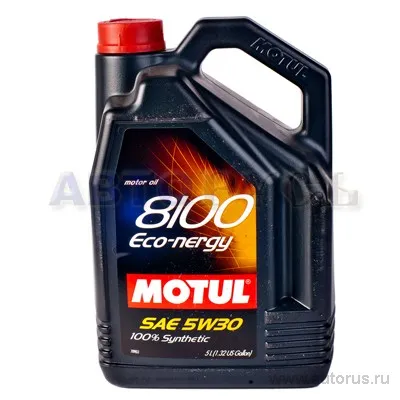 MOTUL 102898 Масло моторное синтетика MOTUL 8100 Eco-nergy 5W-30 5 л.