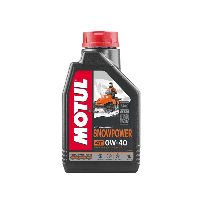 MOTUL 105891 Масло моторное 4T Snowpower 0W40 синтетическое 1 л
