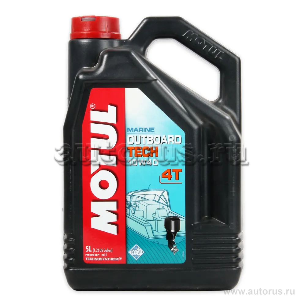 MOTUL 106354 Масло моторное 4T Outboard Tech 10W40 5 л