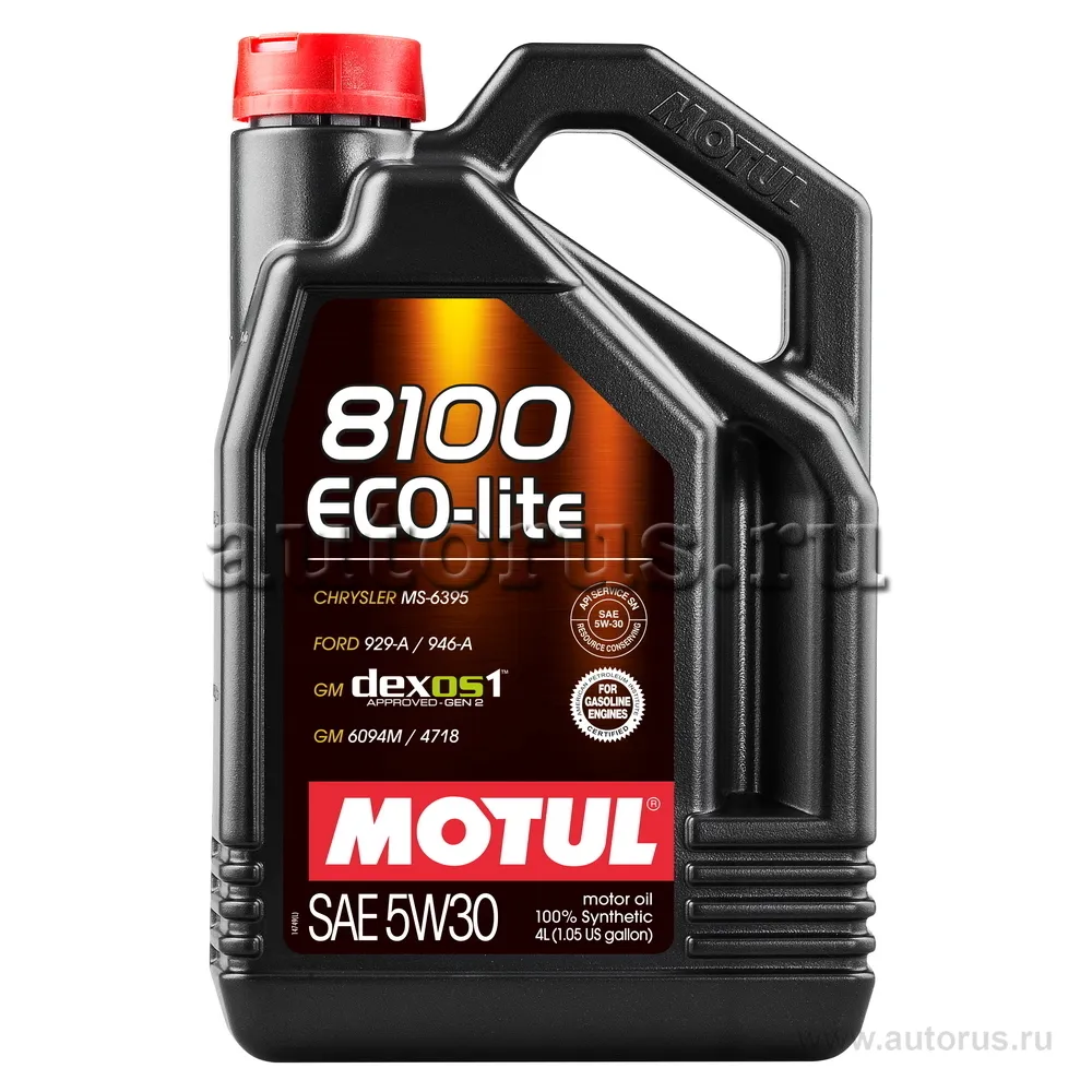 MOTUL 108213 Масло моторное синтетика MOTUL 8100 Eco-lite 5W-30 4 л.