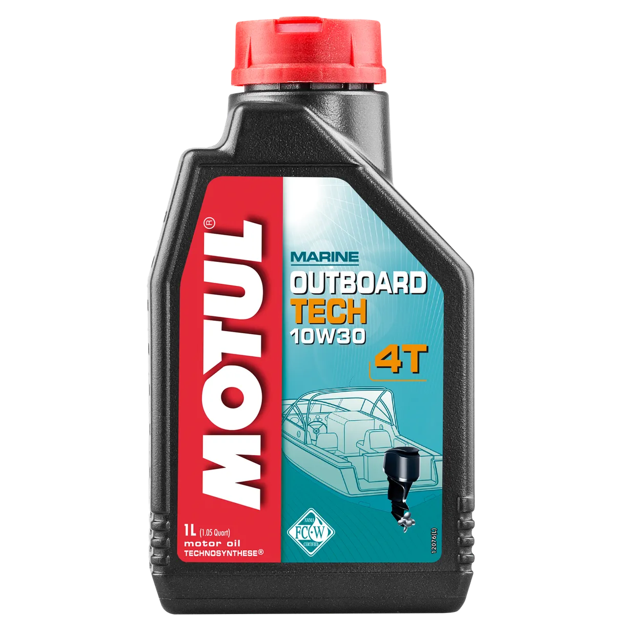 MOTUL 106453 Масло моторное 4T Outboard Tech 4T 10W30 1 л