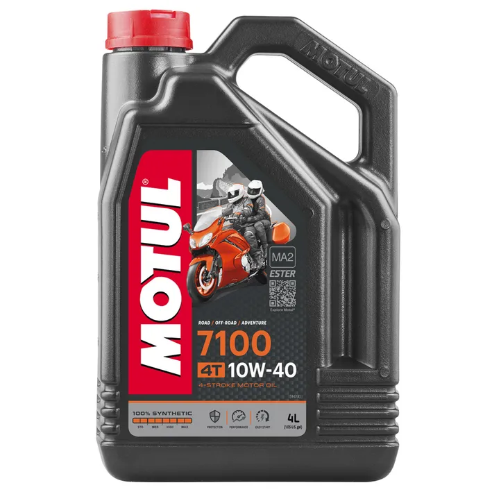 MOTUL 104092 Масло Motul 7100 4T 10W40 мот син (4л)
