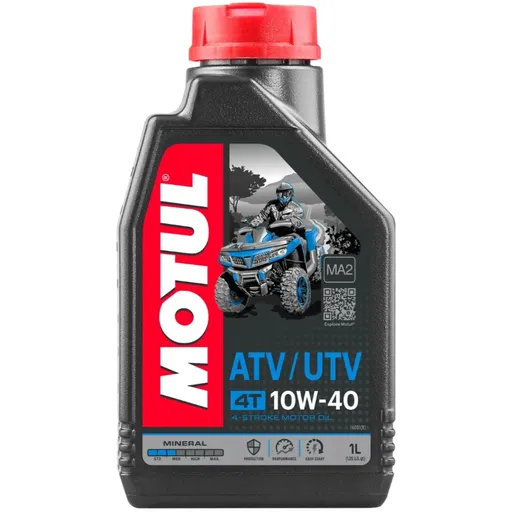 MOTUL 113919 Моторное масло для квадроциклов ATV UTV 10W40 4T 12X1L