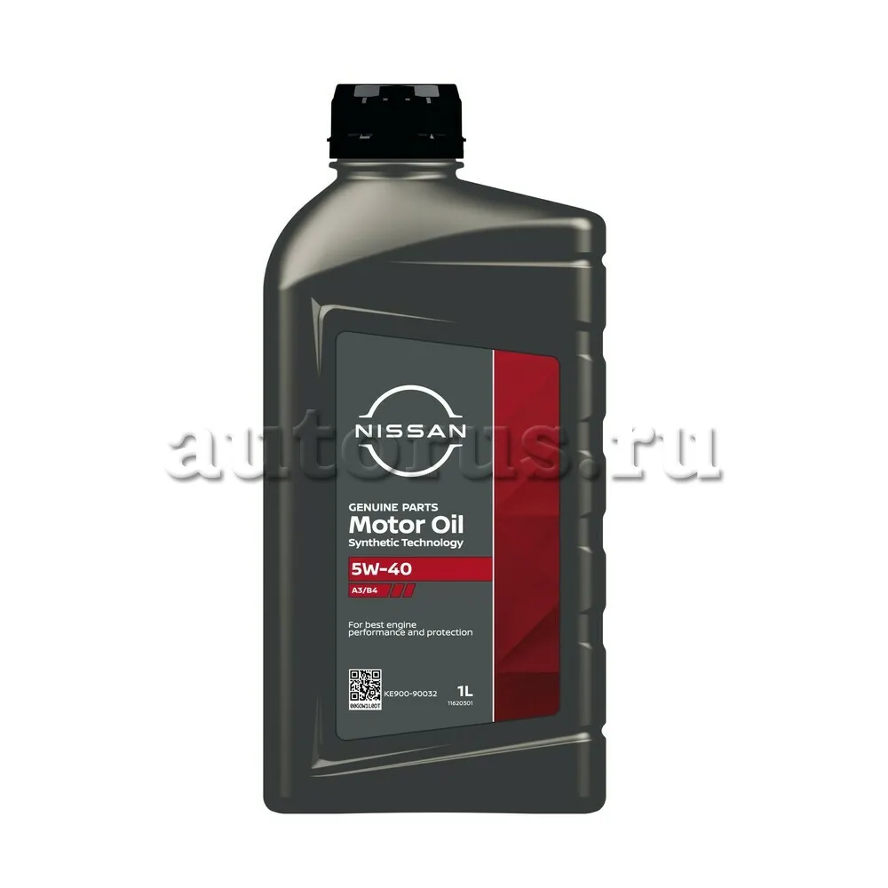 NISSAN KE90090032R Масло моторное синтетика NISSAN Motor Oil 5W-40 1 л.