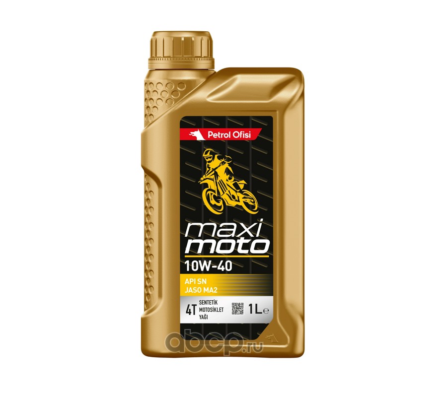 Petrol Ofisi 400000466 Масло для мототехники Petrol Ofisi MAXIMOTO 10W-40 1L