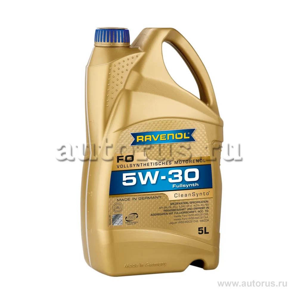 Ravenol 1111115005 Масло моторное синтетика Ravenol FO 5W-30 5 л.