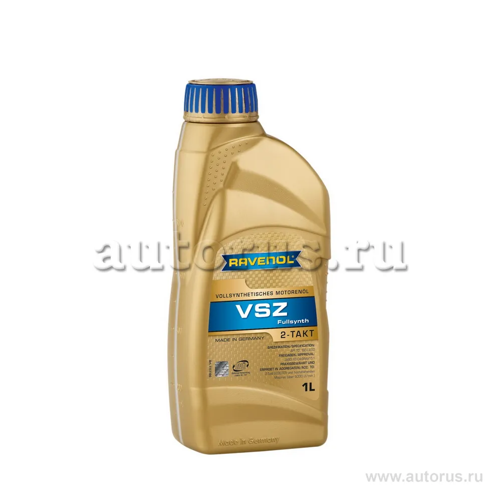 Ravenol 1151100001 Моторное масло для 2T RAVENOL VSZ Zweitaktoel Vollsynth, 1 литр