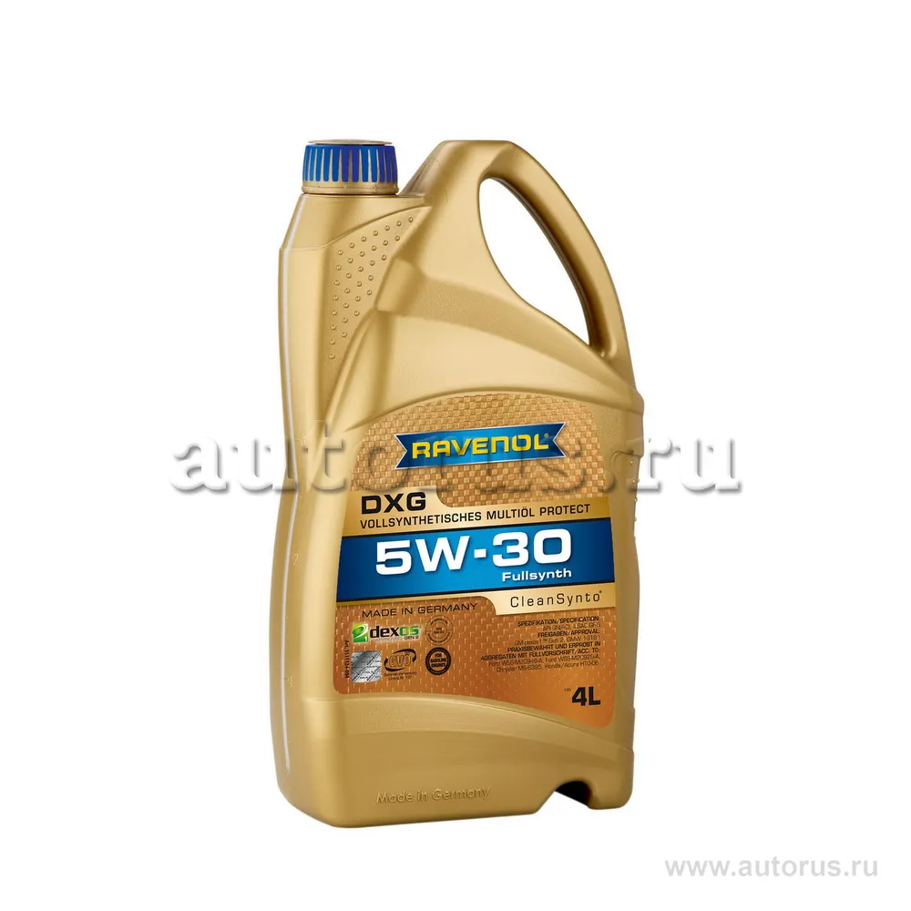 Ravenol 111112400401999 Масло моторное синтетика Ravenol DXG 5W-30 4 л.