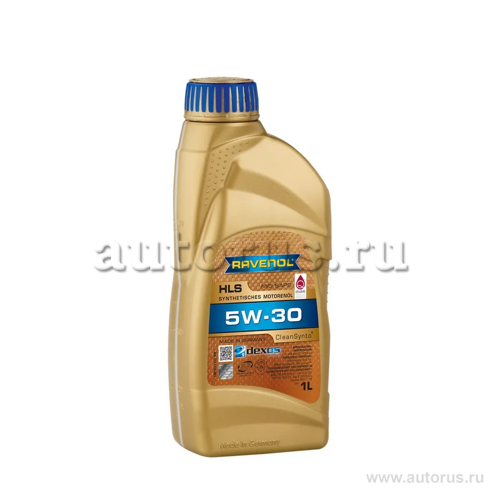 Ravenol 111111900101999 Масло моторное синтетика Ravenol HLS 5W-30 1 л.