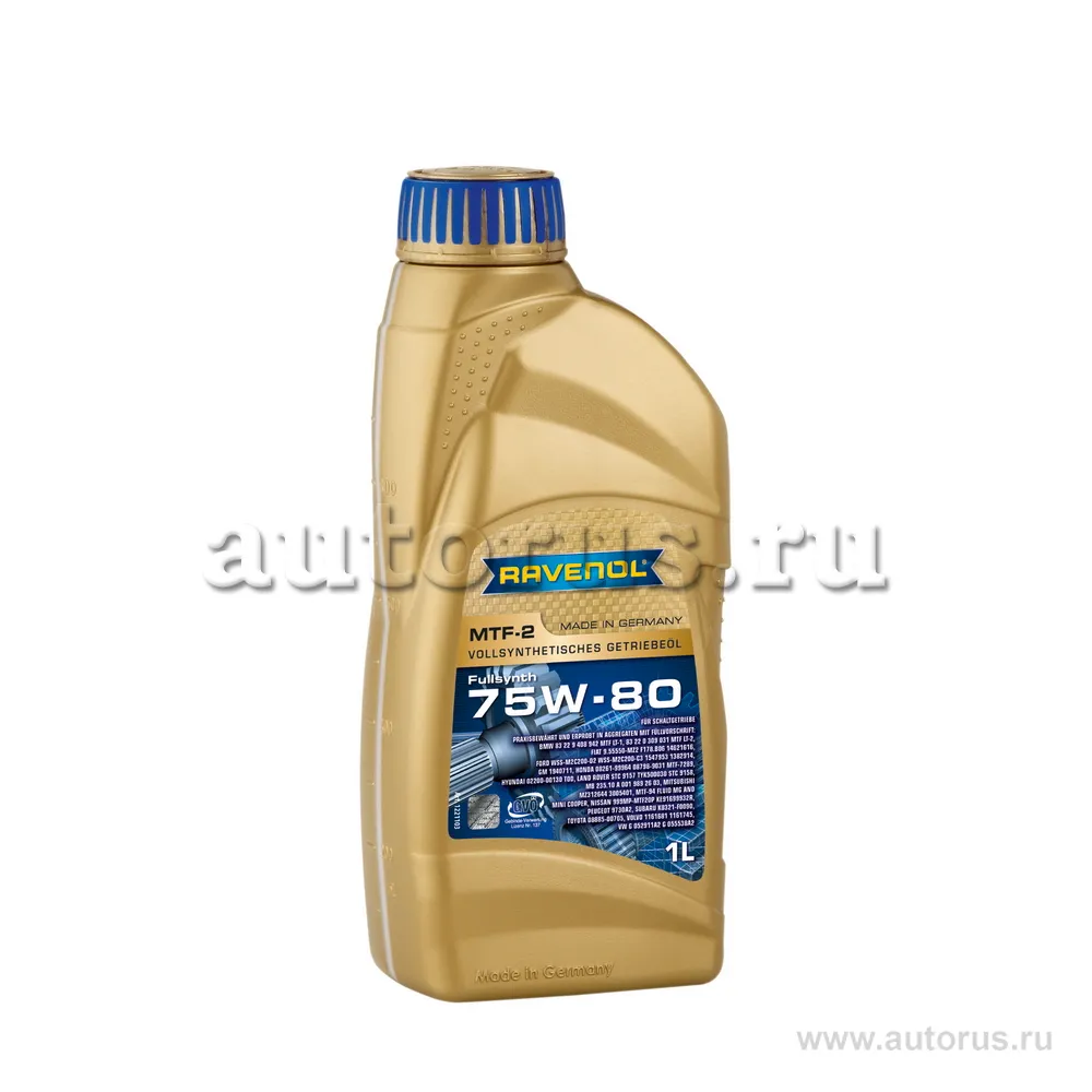 Ravenol 1221103001 Масло раздаточная синтетика 75W-80 GL-4/MT-1 1л.