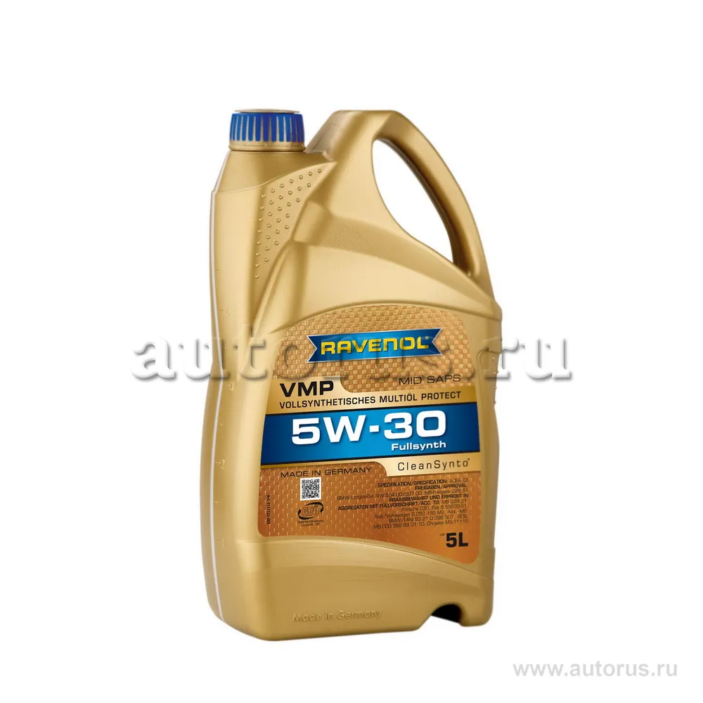Ravenol 111112200501999 Масло моторное синтетика Ravenol VMP 5W-30 5 л.